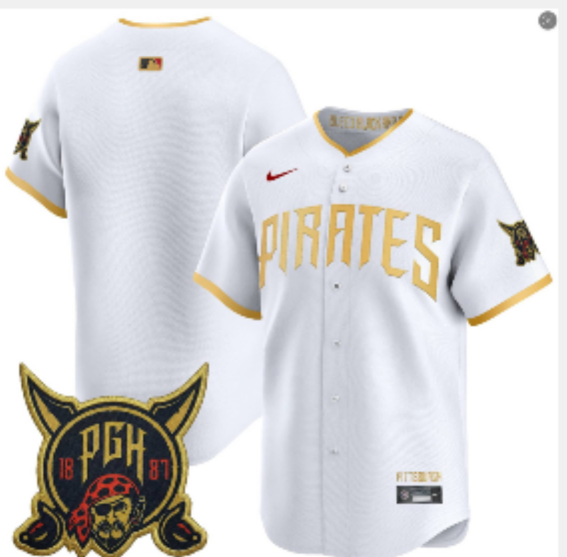 Men Pittsburgh Pirates blank white Game 2026 Nike MLB Jersey 051906